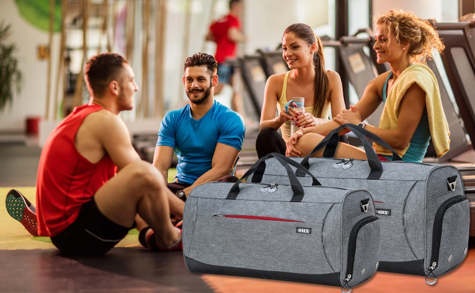 Sports Handbags Gym Bag with Shoes Compartment Travel Duffel Bag Shoulder Bag for Men and Women