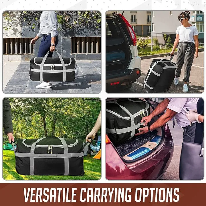 Luggage Bags for Travel Wheeled Duffel Bag Luggage Carry on Rolling Duffel Foldable Collapsible Duffle Bag